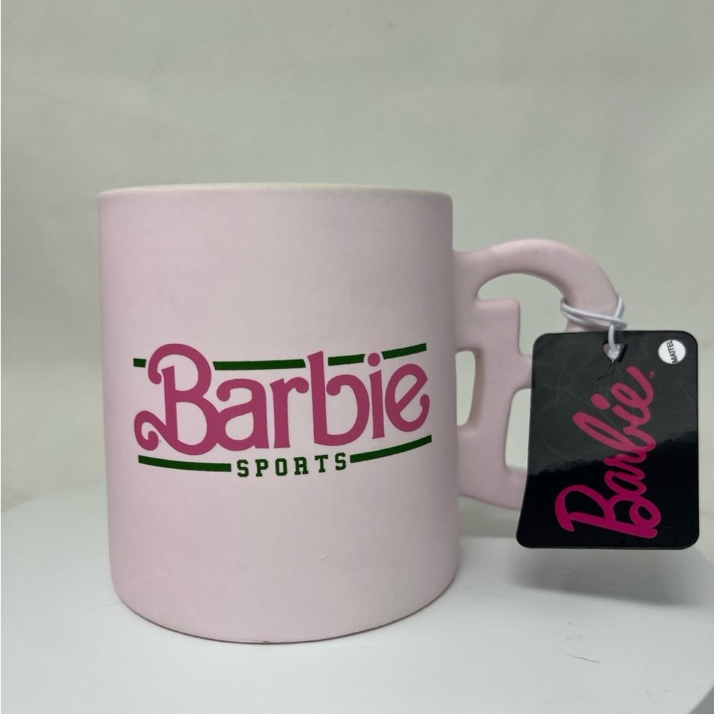 Barbie Pink Sports Mug with Unique Handle